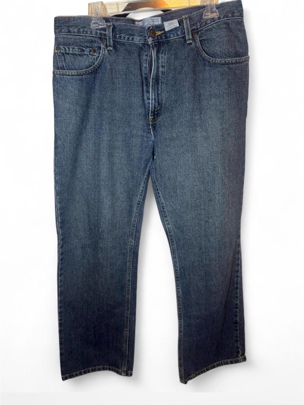 Y2K Levi's Relaxed Fit Dark Blue Jeans 34x30 Men’s Dark Wash Straight Fit